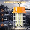 80W LED Temporary Work Light 12000Lm 5000K Construction Lights Led Work Light...