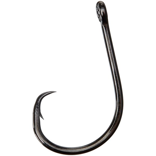 Gamakatsu Octopus Circle 4X Strong Hook (25 Piece), NS Black, 6/0