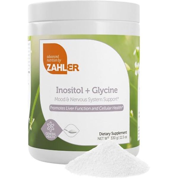 Zahler Inositol + Glycine Mood & Nervous System Support Supplement Powder 11.5oz