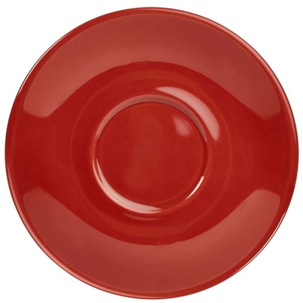 GenWare Porcelain Saucer Red 5inch / 13.5cm, 182113R, Single