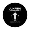 Rope Skipping Jumping Through Life Jumper Jump Skipping PopSockets Swappable PopGrip