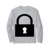 Padlock Keyhole Lock Long Sleeve T-Shirt