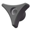 Innovative Components 1.25 3Prong knob Thru 1/4-20 sz pp