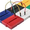 Hailege 6pcs SYB-170 Solderless Prototype Board 170 Connection Points Mini Breadboard YB-170 Solderless Prototype PCB Breadboard with Back Adhesive Raspberry Pi