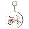 Gift Insanity RALEIGH CHOPPER RED 58mm KEYRING BOTTLE OPENER