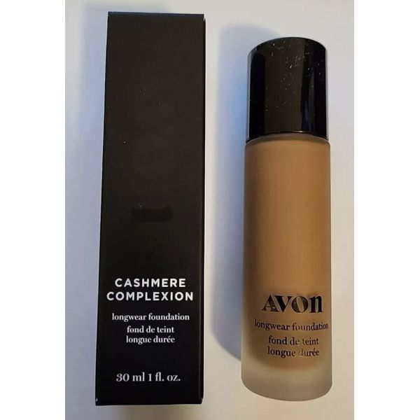 Avon Cashmere Complexion Longwear Foundation COGNAC 1 FL. Oz.
