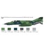 Italeri -2818 RF-4E Phantom II, 1:48 Scale, Model Kit, Plastic Model to Mount, Model Making, IT2818