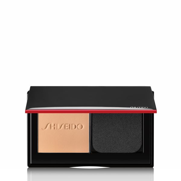 Shiseido Synchro Skin Self-Refreshing Custom Finish Powder Foundation, Quartz 240-24-Hour Sheer-to-Medium Buildable Coverage with Shine Control - Smudge Proof & Non-Comedogenic