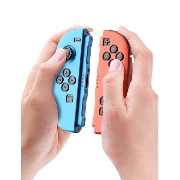 WEOTOO Protective Case Compatible with Nintendo Switch 2 Joycon(2025), Soft Slicone Grips Shell for Switch 2 Controller Cover, Shockproof, Scratch-Resistant, Ergonomic Design-Blue&Orange