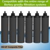 6xBlack Replacement Water Filter For Gravity-Fed Filter Stainless Steel Systems