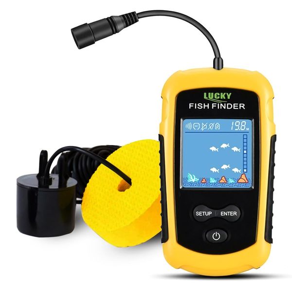 LUCKYLAKER Kayak Fish Finder Portable Fish Finder Bass Fishing Fish Finder Small Fish Finder Gyotan Detector Portable Fish Finder