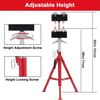 Pipe Jack Stand w/Roller Head 2500lbs Capacity for 1/8"-12" Size Pipe Welding