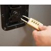 Silverline Combination Padlock Brass 3-Digit (744867)