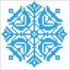 DIAMOND DOTZ DPP2 Kits, Snowflake, 18 x 18cm