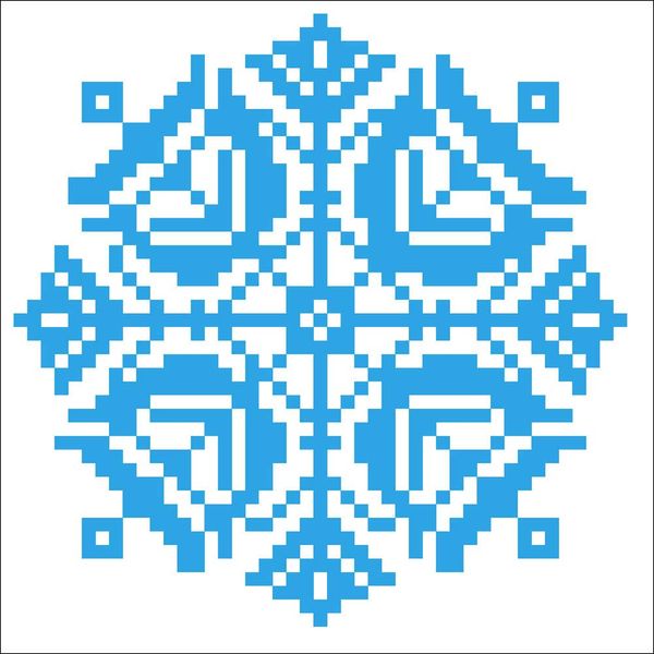 DIAMOND DOTZ DPP2 Kits, Snowflake, 18 x 18cm