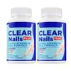 Clear Nails Plus Probiotics Healthy Nails Organic Supplement 120 Capsules 2-Pack