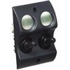 Afi Marinco Marinco Micro Panel 2 x 2 Way Switch On/Off Black 900-2WP