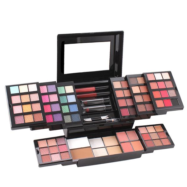 Professional 84 Color All-in-One Makeup Set Women Cosmetic Essential Starter Bundle with Eyeshadow, Cream Concealer, Eyebrow Powder, Lip Gloss, Blusher, Pressed Powder Full Makeup Kit