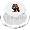 Origami Art Eastern Screech Owl Owls PopSockets PopGrip for MagSafe