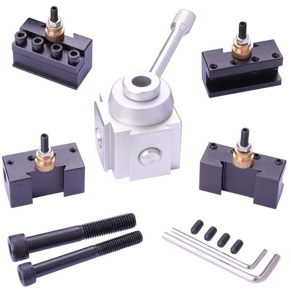 JWGJW 120034 Mini Lathe Quick Change Tool Post,Lathe Tool Holder,Axa Tool Holder