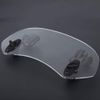 Motorcycle Windscreen flip up screen extension extender,Plastic Material Universal Motorcycle Modified Windscreen Windshield Spoiler Air additional handlebar wind Deflector(Smoked)