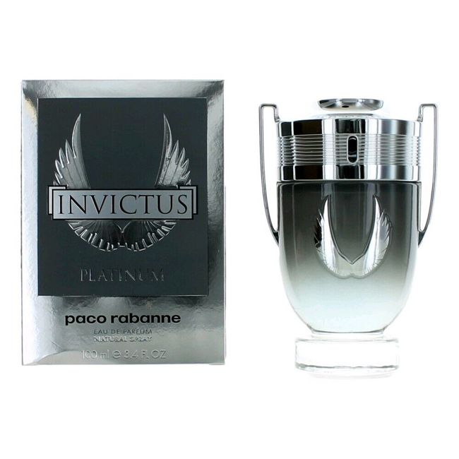 Invictus Platinum by Paco Rabanne, 3.4 oz EDP Spray for Men