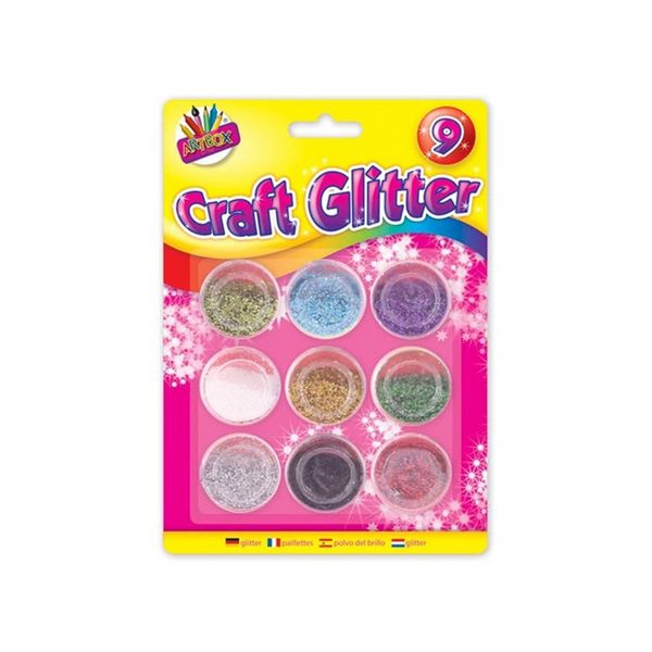Artbox 6090 Craft Glitter Markers (Pack of 9)