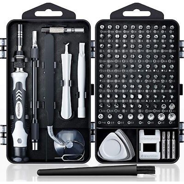 122 in 1 Computer Screwdriver Kit Laptop Screwdriver Sets with 101 Magnetic Dril