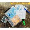 A5 Plastic Wallets Clear Popper Wallet Envelope Folders Transparent School Document Folder Press Stud Wallet Carry File Pockets Plastic Folder Office Files with Button Closure (5)