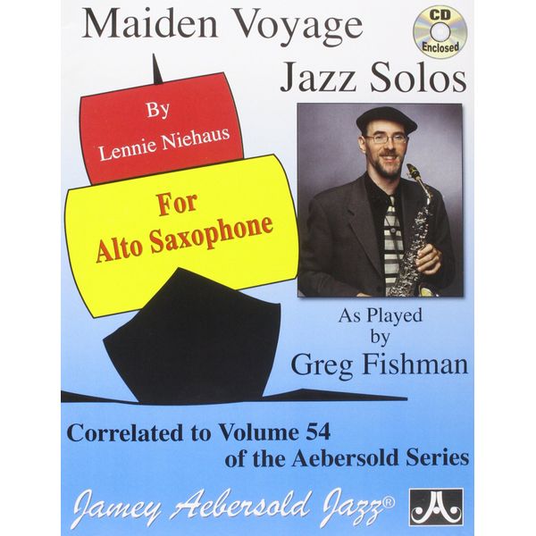 Vol. 54 Maiden Voyage Alto Sax Solos