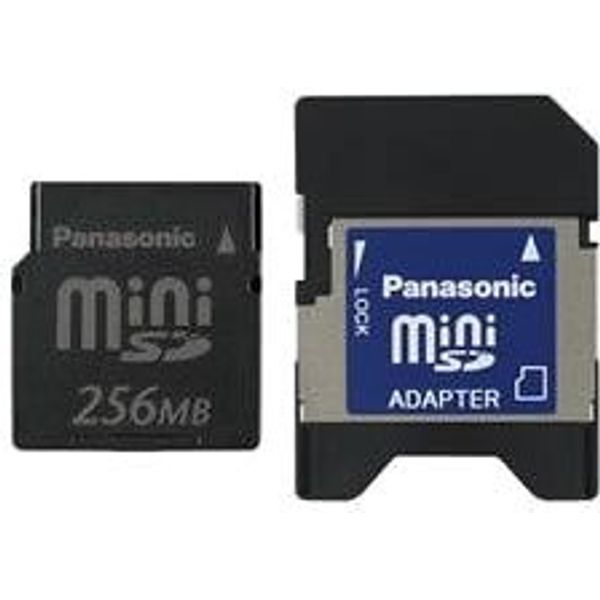 Panasonic RP-SS256BJ1K Mini SD Memory Card 256MB