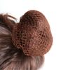 Dark Brown Slumber Hair Net - Elasticated Mesh Styling Sleep In Net