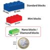 Balody Crouched cat. Nanoblocks assembly kit. 1390 pieces