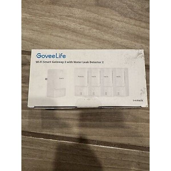 Govee Life Wifi Smart Gateway 2 With Water Leak Detector 2, 4 Pack