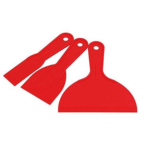 Neilsen RDFYA1 3 Piece Plastic Putty Knife Set -1.5 inch-3 inch-6 inch