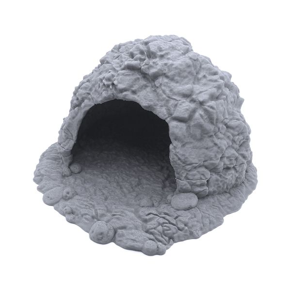 Rock Den, 3D Printed Tabletop RPG Scenery and Wargame Terrain for 28mm Miniatures