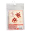 Panami LH-378 Tsumami Making Kit, Flower Brooch, Red