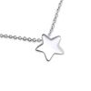 Star Necklace - 925 Sterling Silver (Lenght 45cm)