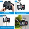 DEWENWILS Sprinkler Timer 3 Zone Water Timers for Hoses Programmable Hose Timer