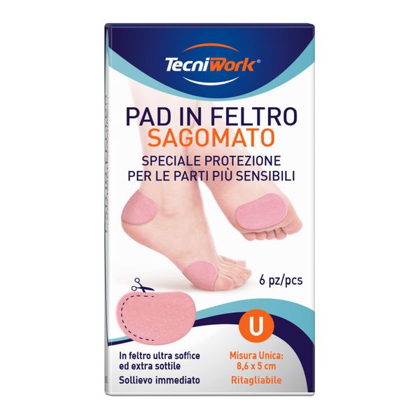 Sagomato Felt pad 8 x 6 x 5 cm