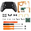 eXtremeRate Textured White Lofty Programable Remap & Trigger Stop Kit, Upgrade Boards & Redesigned Back Shell & Side Rails & Back Buttons & Trigger Lock for Xbox One S/X Controller Model 1708