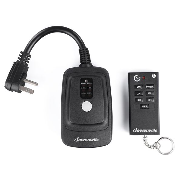 DEWENWILS Remote Control Outlet Timer Wireless On/Off Switch Plug in Timer