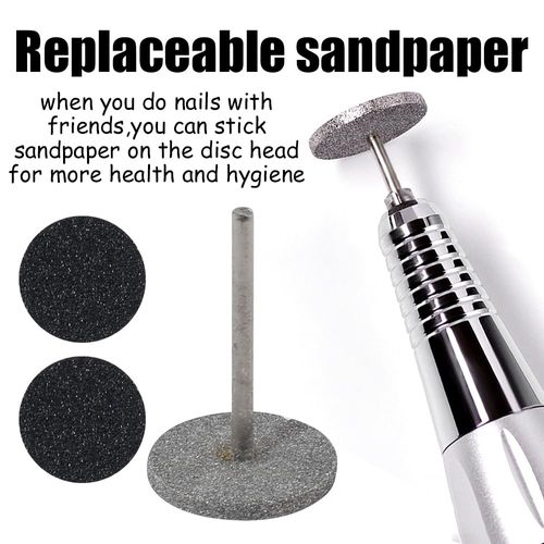 Sanding Disc Nail Drill Bits Electric Foot File Drill Bits for Nails Dead Skin Cuticle Bit for Nail Drill Bit Foot Callus Remover Pedicure Supplies Manicure Tools Nail Bits for Nail Salon Foot Care