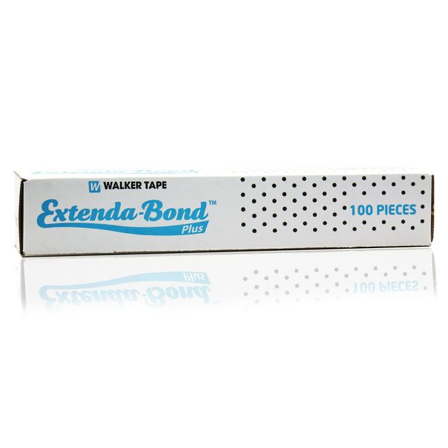 EXTENDA BOND PLUS 12" LACE WIG TOUPEE TAPE 4-6 WEEK HOLD 100 PC ~ WALKER