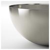 Ikea BLANDA BLANK 11" 40179699 Serving Bowl, Stainless Steel