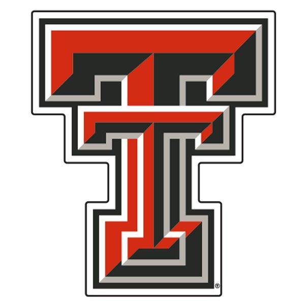 Craftique Texas Tech Decal (REF Texas TECH TT Decal (4''), 4 in)
