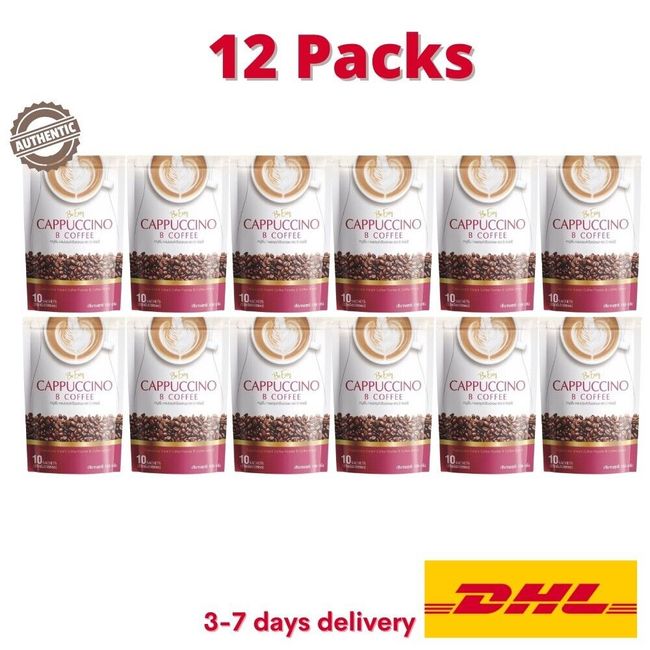 12x Be Easy B Coffee Cappuccino Instant Weight Management Detox Diet Slimming