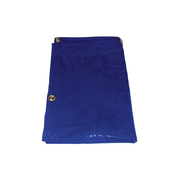 GRAINGER APPROVED 22RN66 Welding Curtain, 6 ft H, 6 ft W, Blue 22RN66