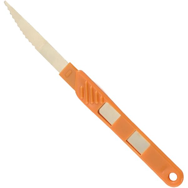 Sanno Japan Food Utensils SN48594 Coupe Knife, Set of 3, Bread Making, Confectionery Knife, 6.2 inches (15.7 cm), Orange