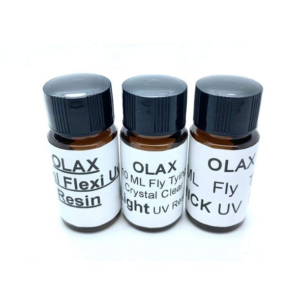30ml Light, Thick, Flexible UV Glue, Resin in bottle for Fly Tying